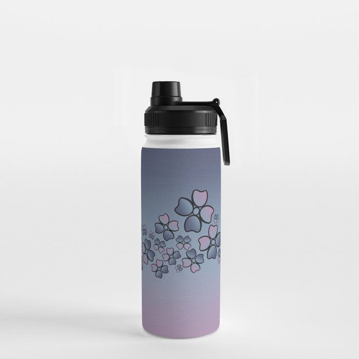 Hydrangea Swirl Water Bottle