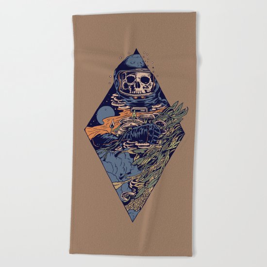 The trip Beach Towel
