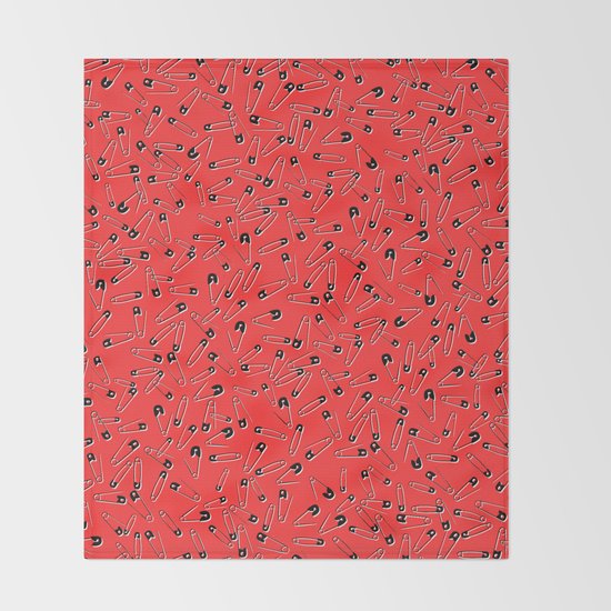 red safety pins