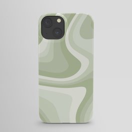 Abstract Wavy Stripes LXXVIII iPhone Case