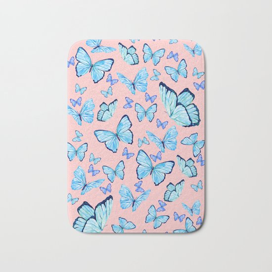 Butterflies Bath Mat