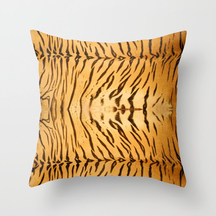 Tiger Animal Print Throw Pillow By Katelcardsnmore Society6