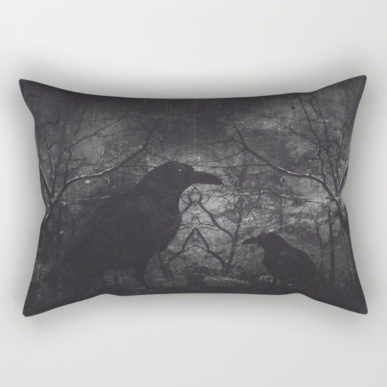 Theres someone at the door Rectangular Pillow