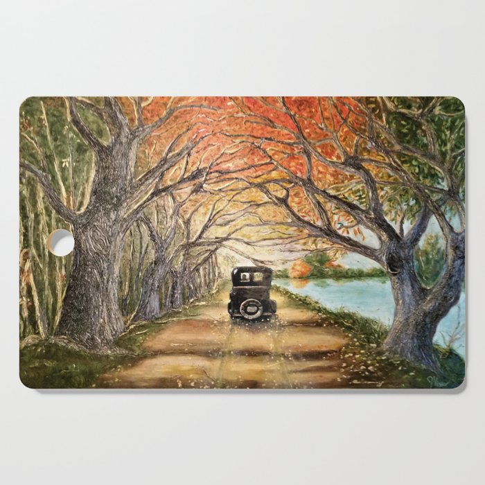  An Autumn Drive resized Cutting Board