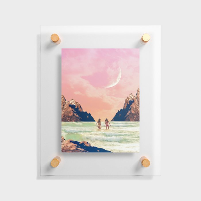 Joyful Dusk Floating Acrylic Print