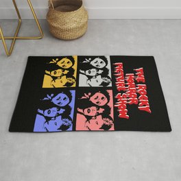 The Rocky Horror Picture Show Aesthetic Poster Rug | Poster, Movie, Graphicdesign, Rocky, Tv, Timcurry, Scary, Cult, Picture, Graphic 