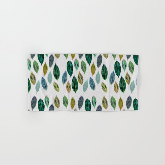 Green Leaves 2 Hand & Bath Towel
