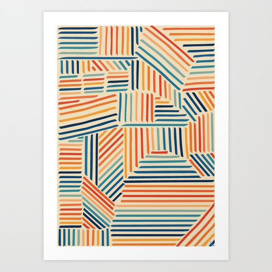Strypes Art Print