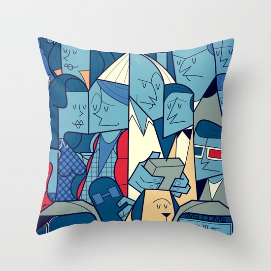 Back to the Future Throw Pillow