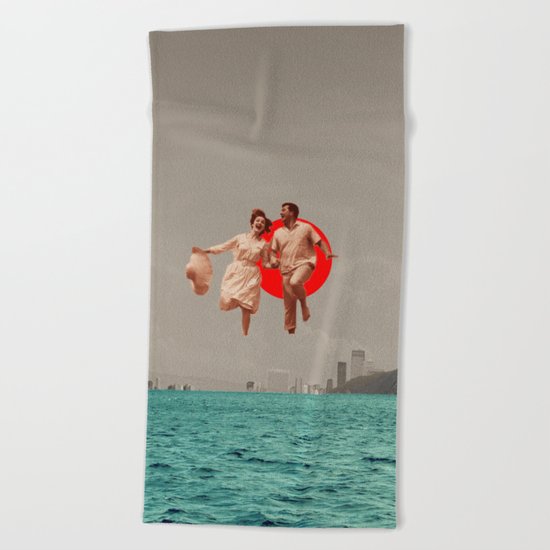 Don't Look Back Beach Towel