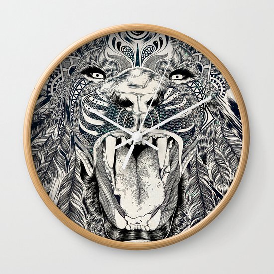Lion Wall Clock