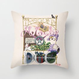 The SILVER SCREEN SPELLS - take 1 of 3 Throw Pillow
