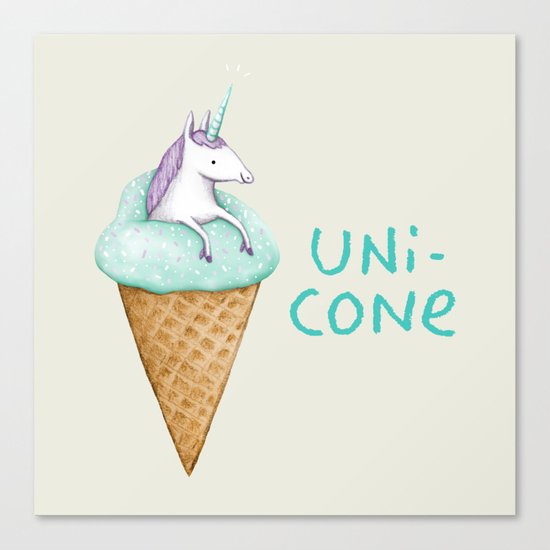 Unicone Canvas Print
