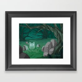 forest spirit Framed Art Print