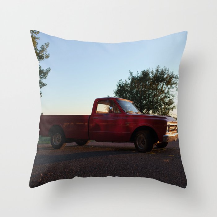 truck throw pillow