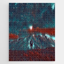 Night in the mountain Jigsaw Puzzle