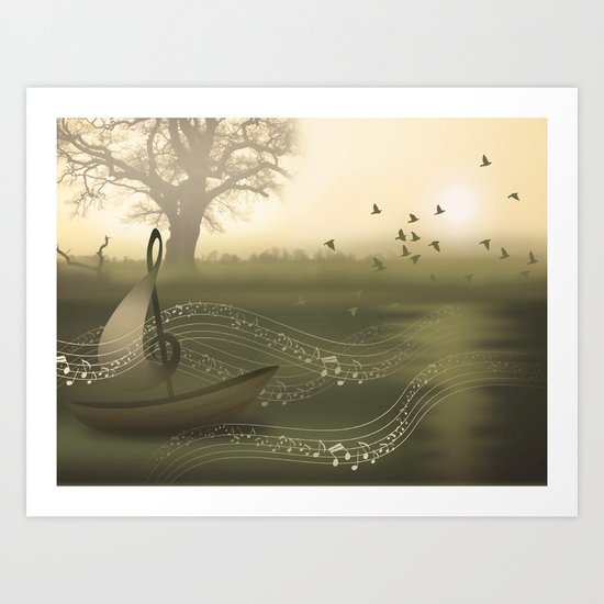 river of music Art Print