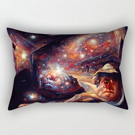 Exploring the fourth dimension Rectangular Pillow