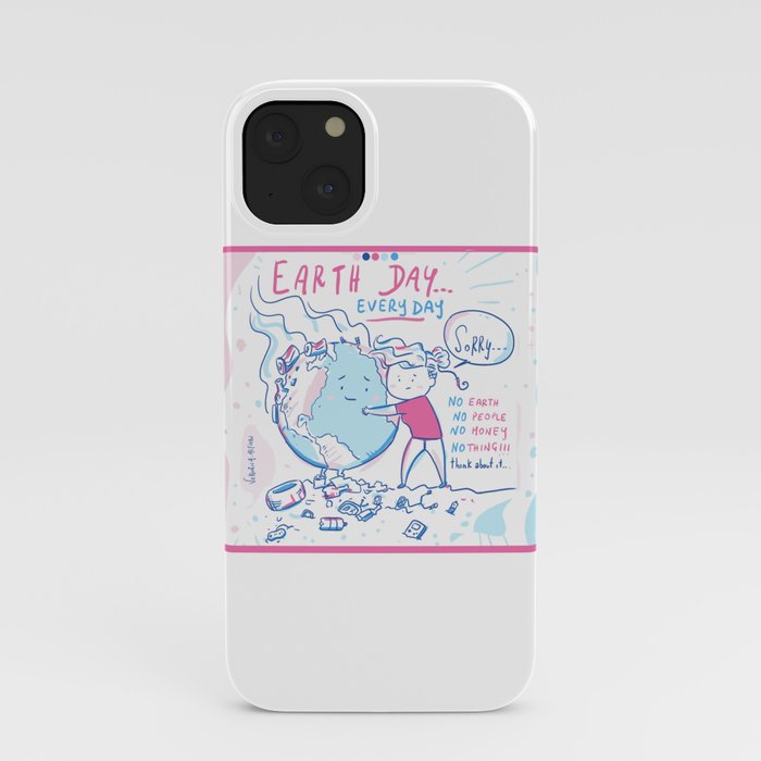 HEART DAY EVERYDAY iPhone Case