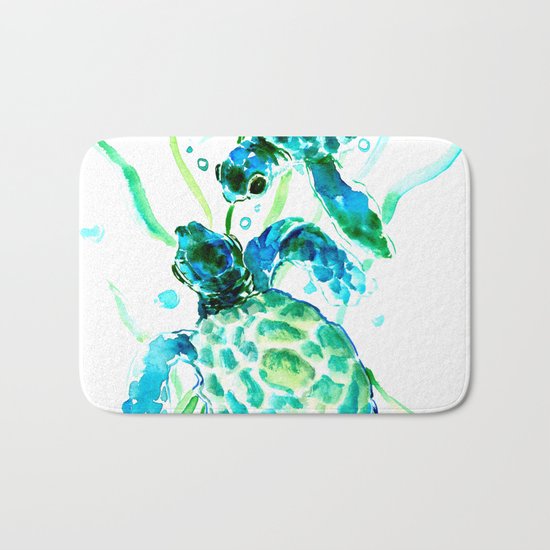 Sea Turtle Bath Mat