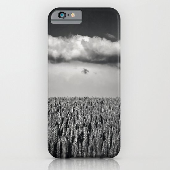 cloud over wheat field iPhone & iPod Case