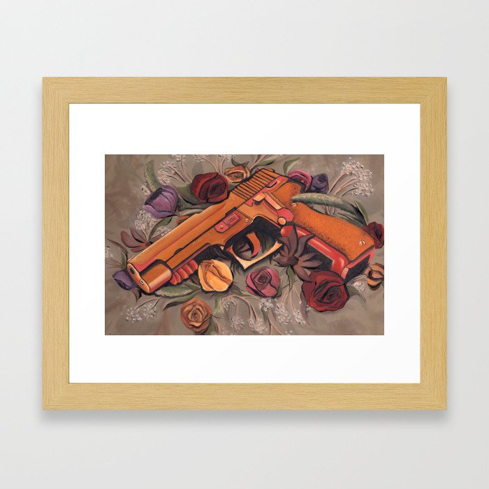 Garden Gun Framed Art Print