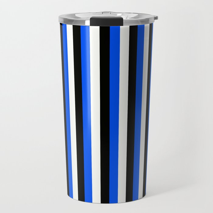 Team Colors 4... blue, black Travel Mug