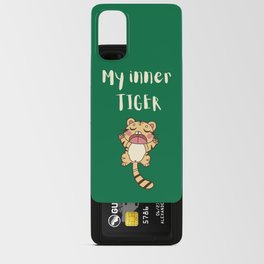 Year of a tiger cute illustration Android Card Case