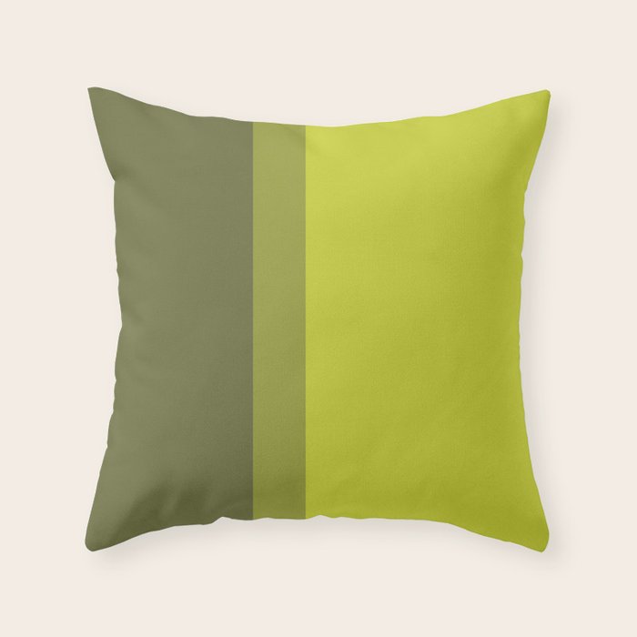 chartreuse throw pillow