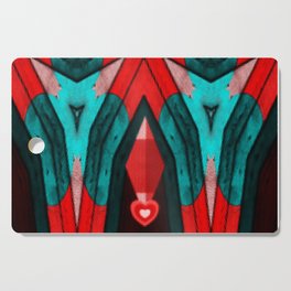 Abstract Artistic Expression - Sacred Elephant Mom Sending Lots Of Love - Nice Gift For Valent Day. Cutting Board