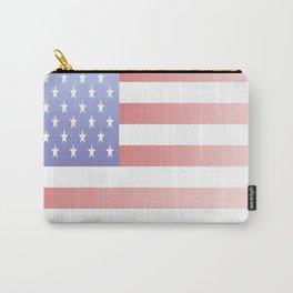 flag of the usa - with color gradient Carry-All Pouch