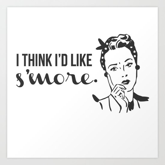 s'more Art Print