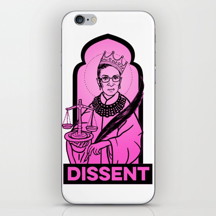 RBG Dissent in Pink iPhone Skin