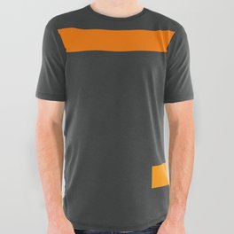 Abstract Minimal Retro Stripes Ashtanga All Over Graphic Tee