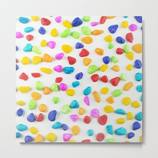 Rainbow rocks Metal Print