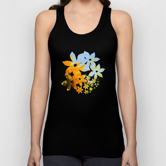 Splashing Sunflower Unisex Tank Top