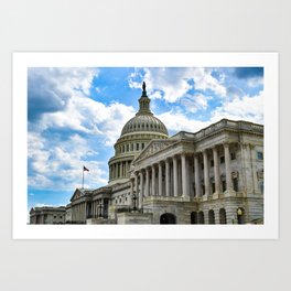 The U.S. Capitol Building Art Print