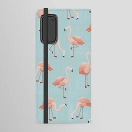 Flamingo - Pink and Blue Android Wallet Case