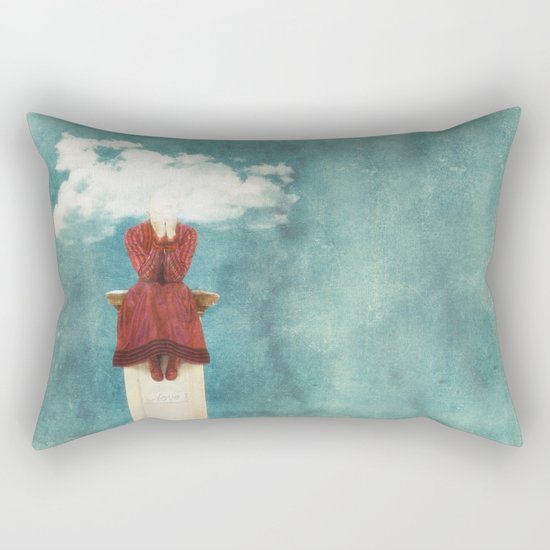 LOVE - Head in the Clouds Rectangular Pillow