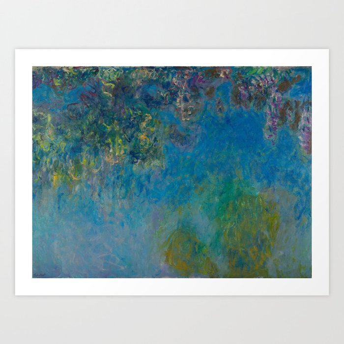 Monet - Wisteria Art Print