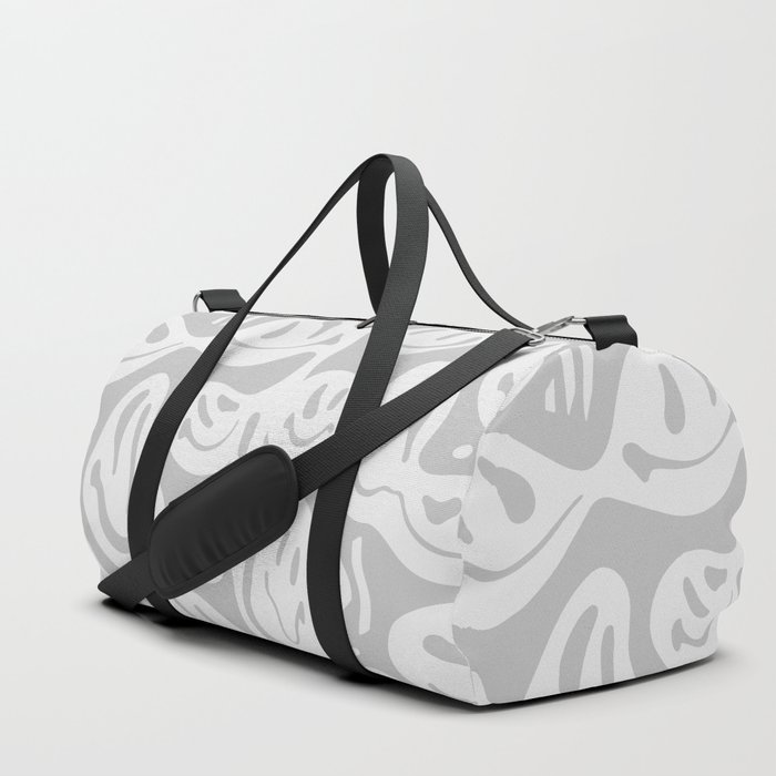 Cool Grey Melted Happiness Duffle Bag