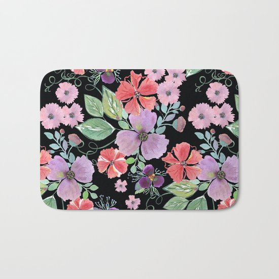 Floral pattern 8 Bath Mat