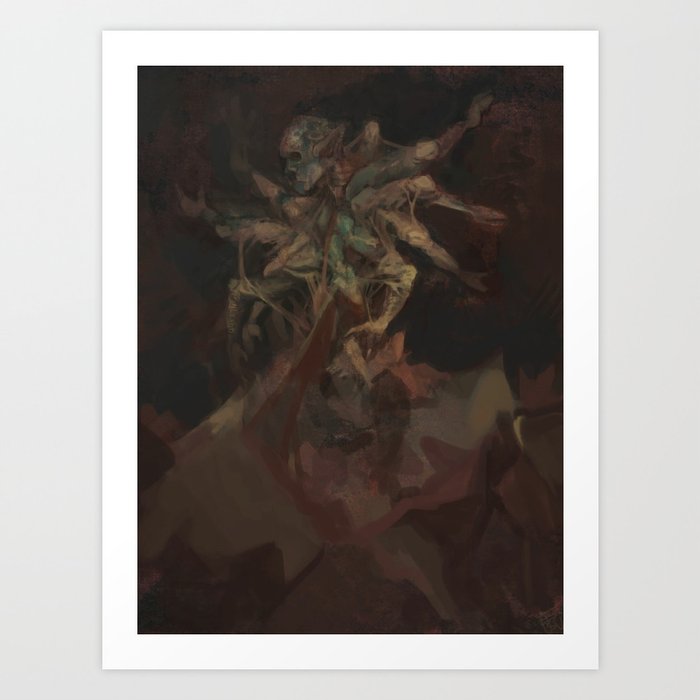 The bloodletting stone Art Print