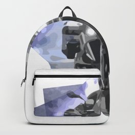Adventure motorcycle painting style  Backpack