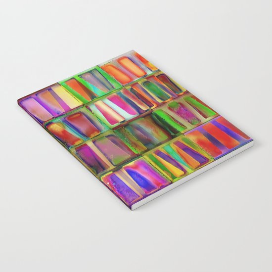 The Colorful World of Books Notebook