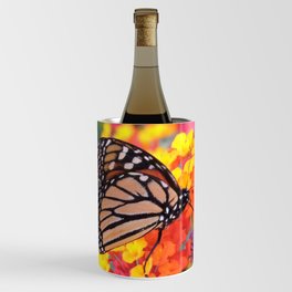 Monarch Feeding on Lantana Wine Chiller
