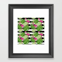 Flamingo Party II Framed Art Print