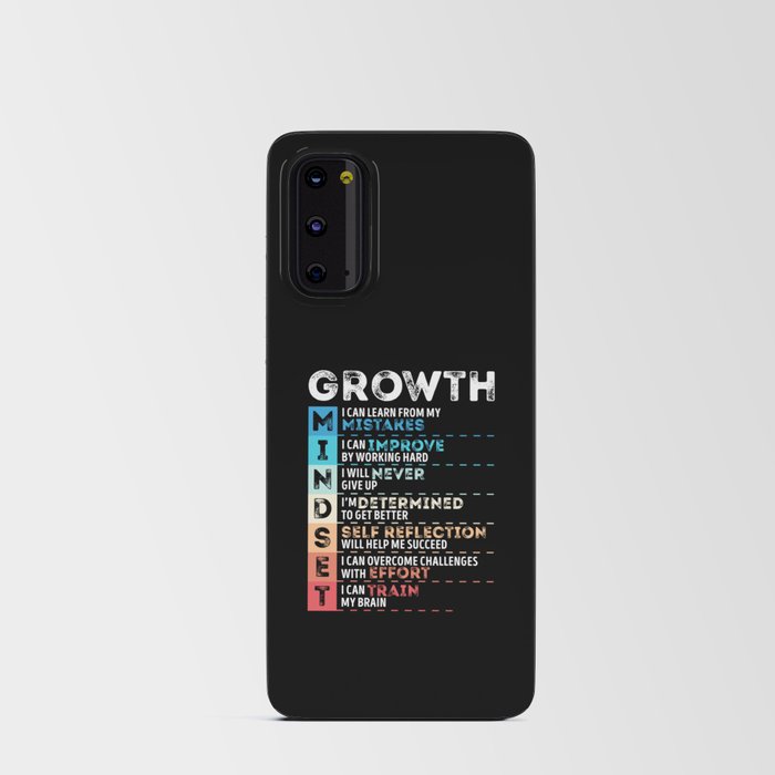Motivational Quotes Growth for Entrepreneurs Android Card Case