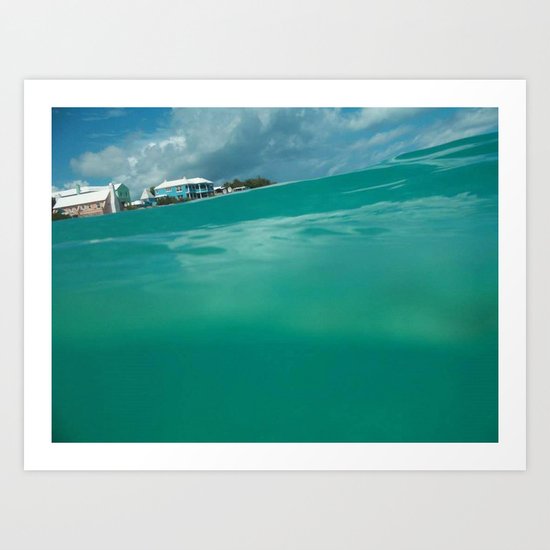 Bermuda Water Art Print