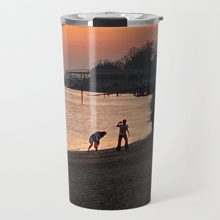 Beach Sunset  Travel Mug